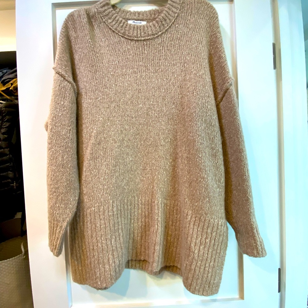 Tan Knit Madewell Sweater